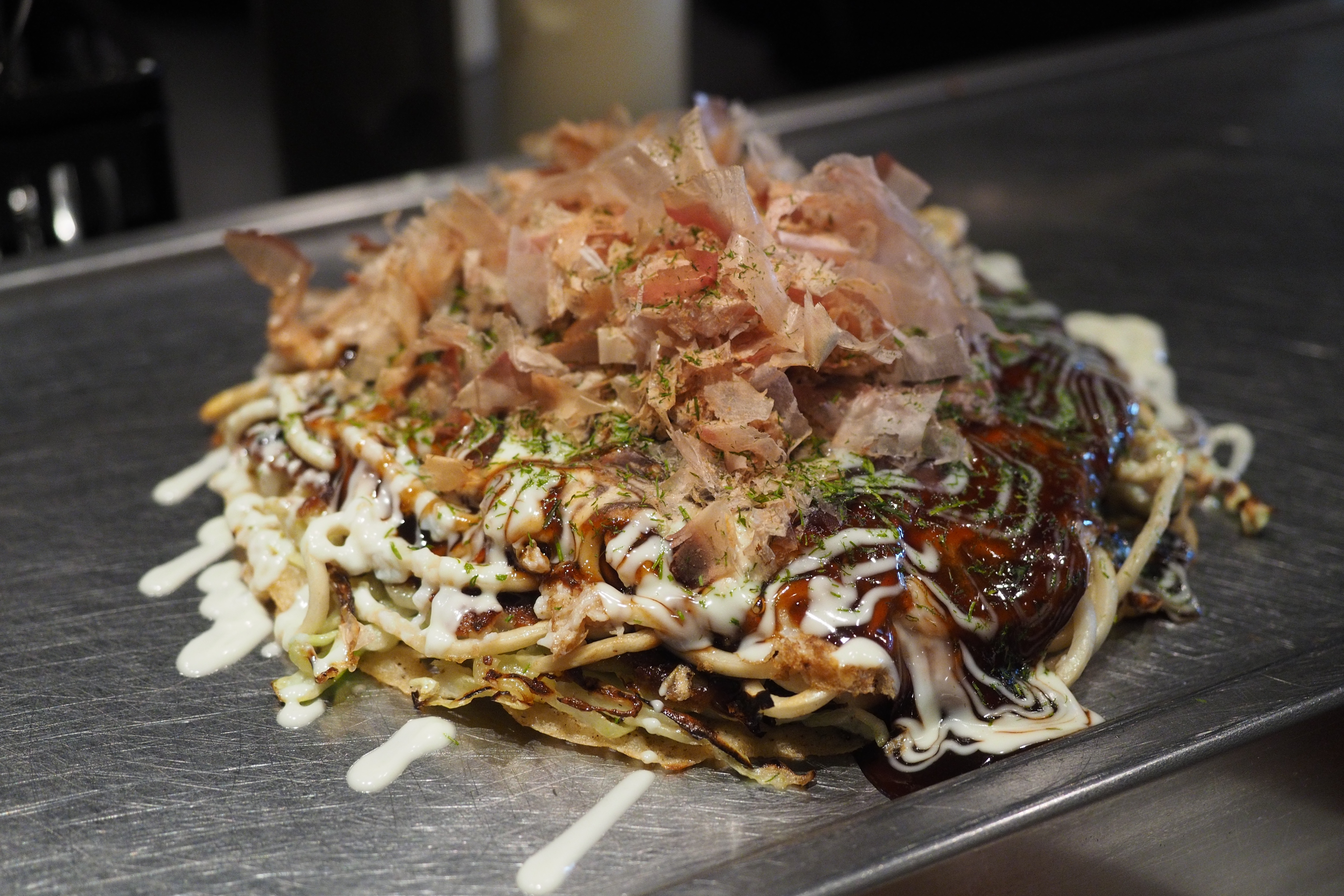 Awesome Okonomiyaki at Chibo. - Free Two Roam